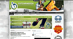 Desktop Screenshot of futzaragoza.com