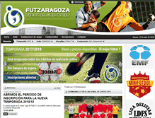 Tablet Screenshot of futzaragoza.com